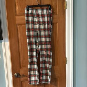 Wondershop Size Small Men's Plaid Lounge Pants in Red and Green